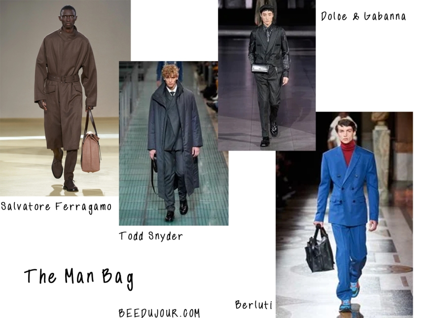 men fashion week 2020 man bag